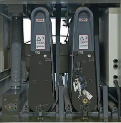Single and Double Head Lacquer Sander Roller Structure