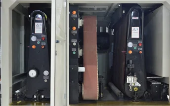 Segmented Platen Sander Internal Structure