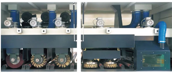 Brush Sanding Machine Internal Structure