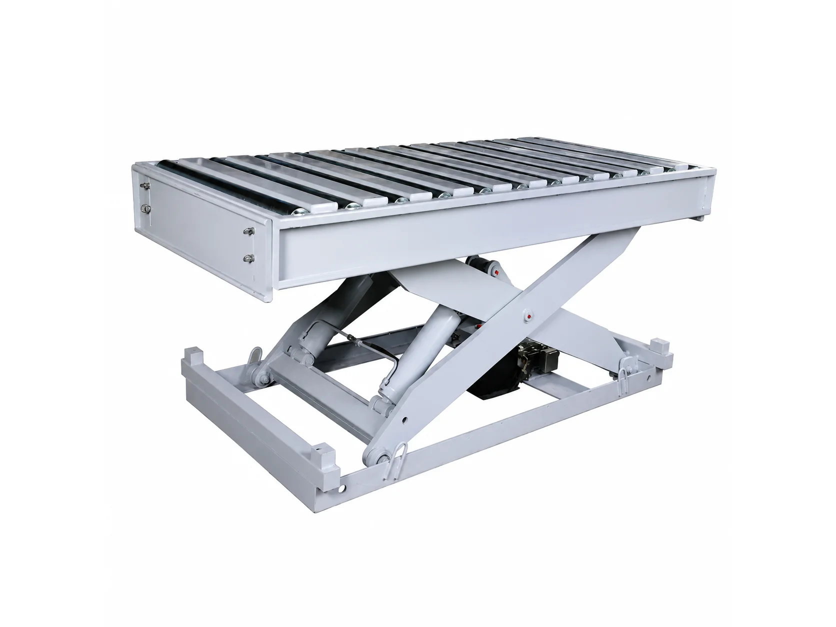 Roller Top Hydraulic Scissor Lift Table for Automation Conveyor Lines