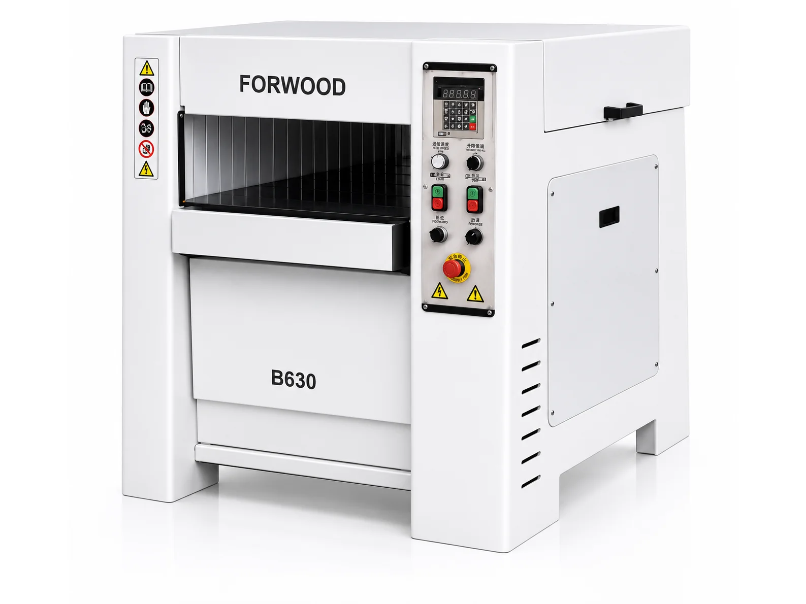 Forwood single-side thickness planer with heavy-duty cutter block