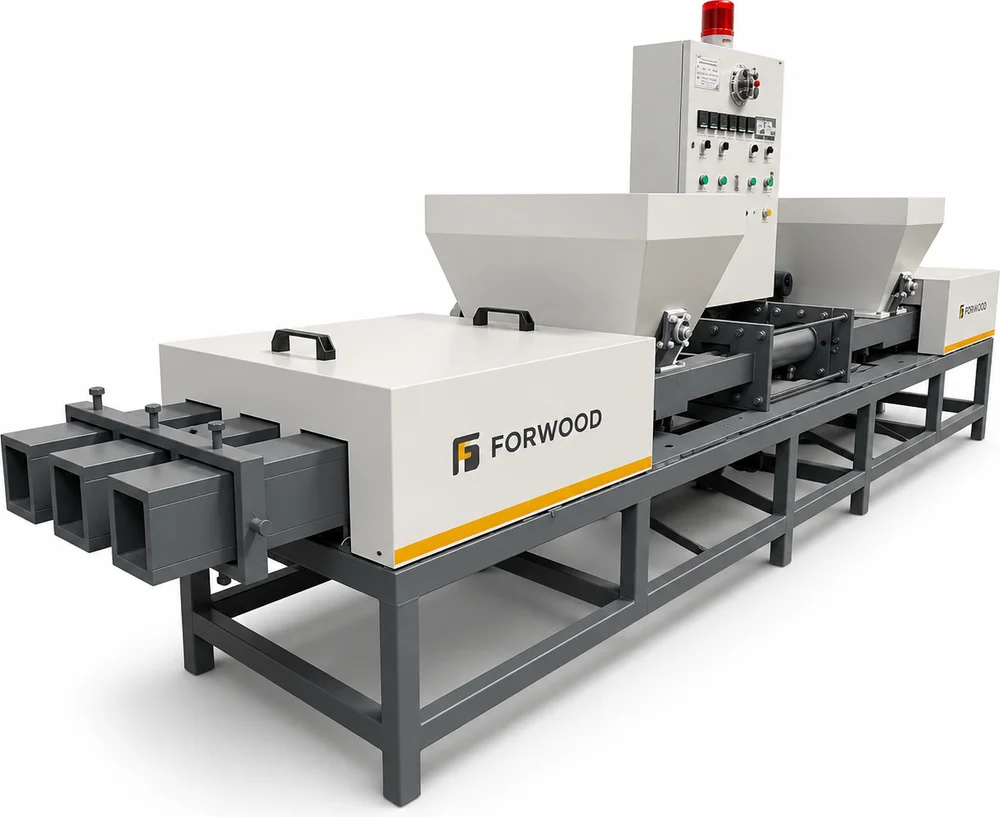 Wood Sawdust Pallet Block Machine